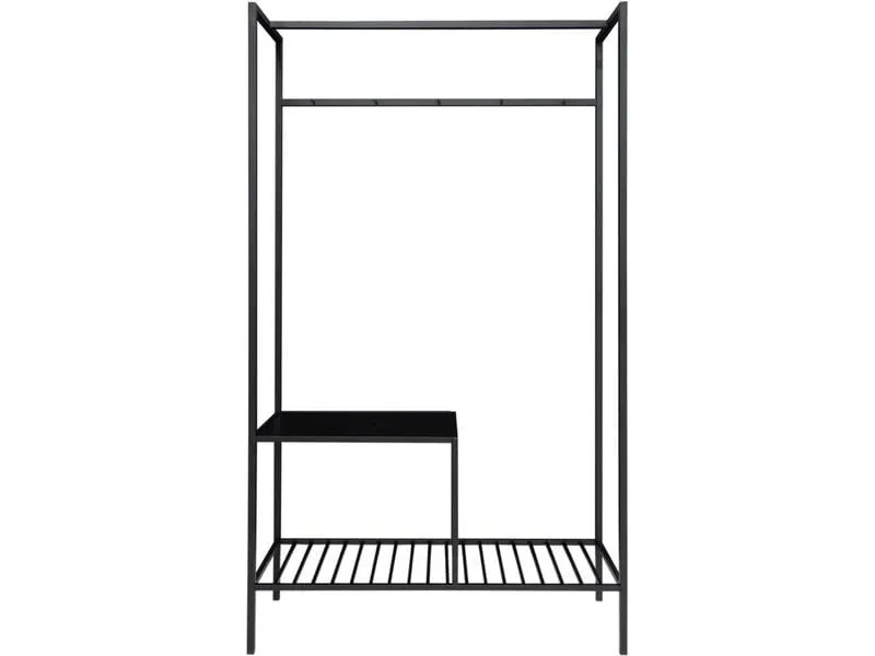 House Nordic Garderobenständer Vita 170 cm, Schwarz