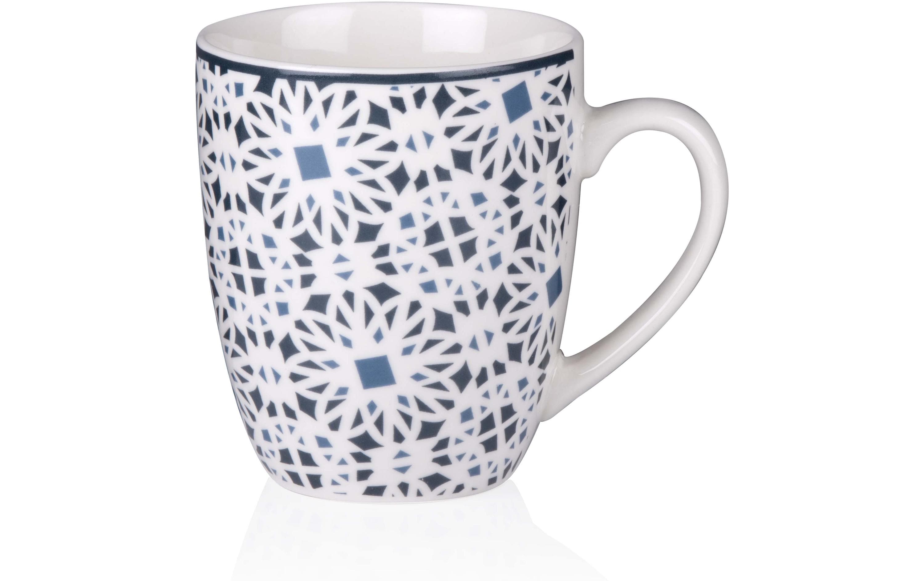 alpina Geschirrset mit Muster 16-teilig