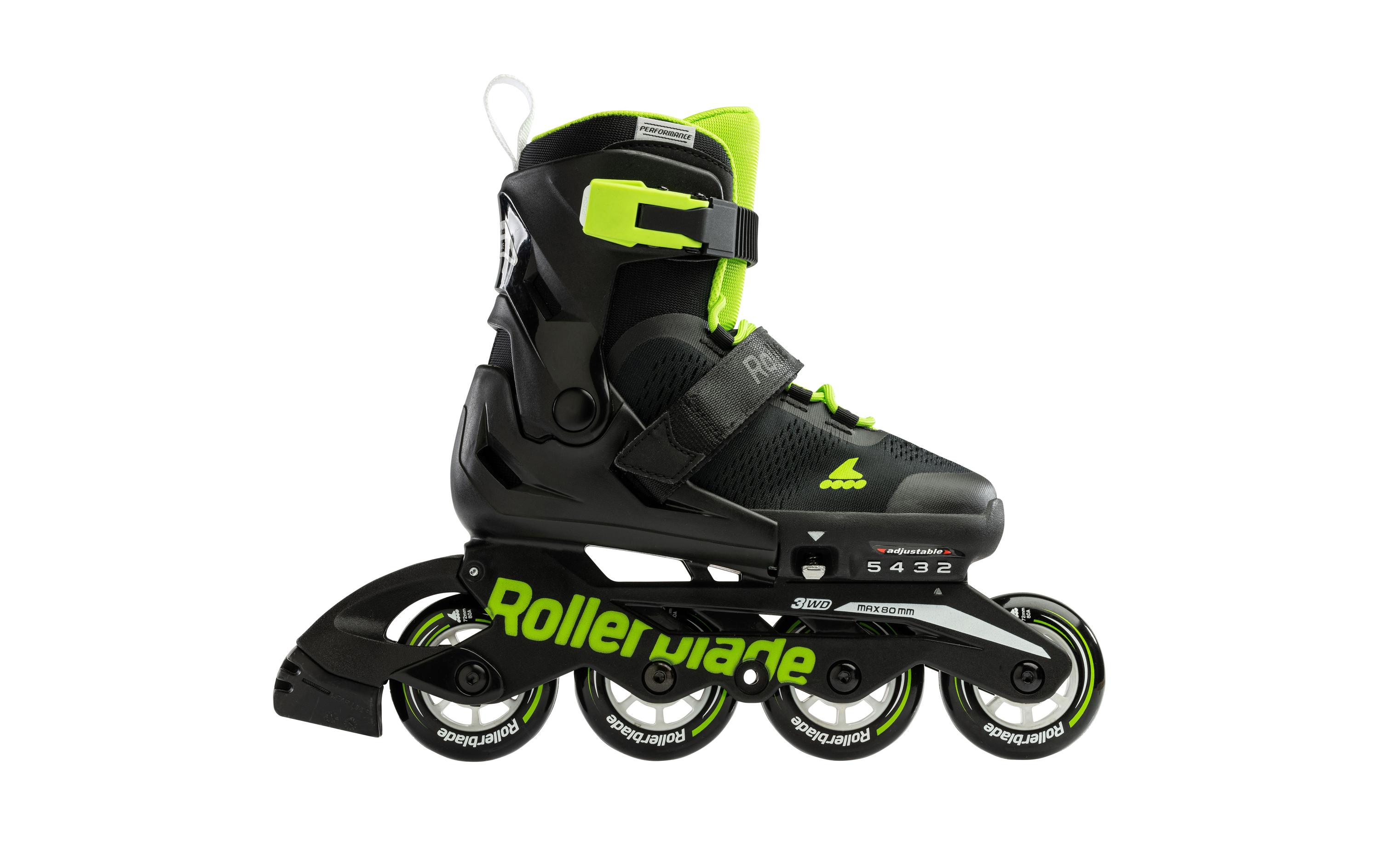 ROLLERBLADE Inline-Skates Microblade 210 Black/Green