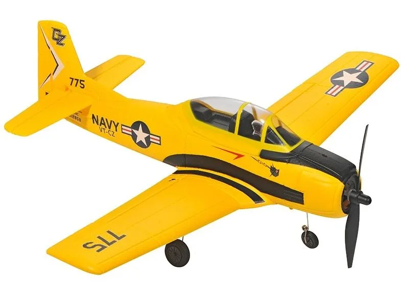 TOP-RC Motorflugzeug Mini T28 RTF 450 mm, Gelb TOP-RC Motorflugzeug Mini T28 RTF 450 mm, Gelb