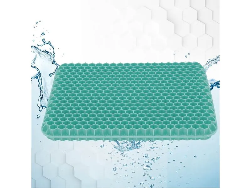 VITALmaxx Sitzkissen mit Wabenstruktur 42 x 37 cm, Türkis