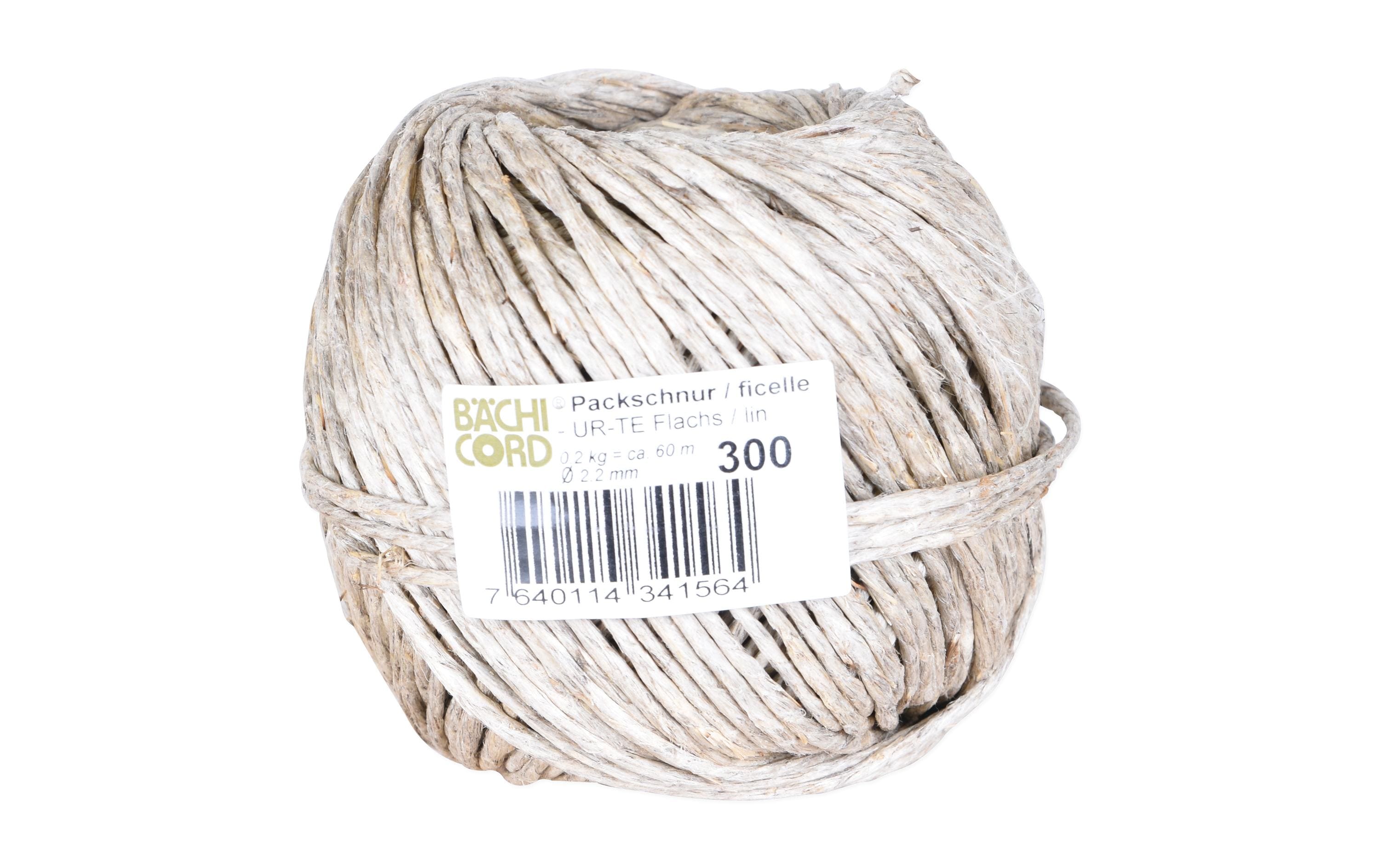 Baechi Cord Schnur UR-TE Ø 2.2 mm, 60 m Baechi Cord Schnur UR-TE Ø 2.2 mm, 60 m