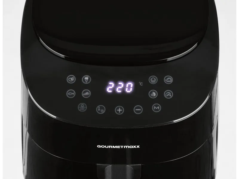 GOURMETmaxx Heissluft-Fritteuse Digital Schwarz