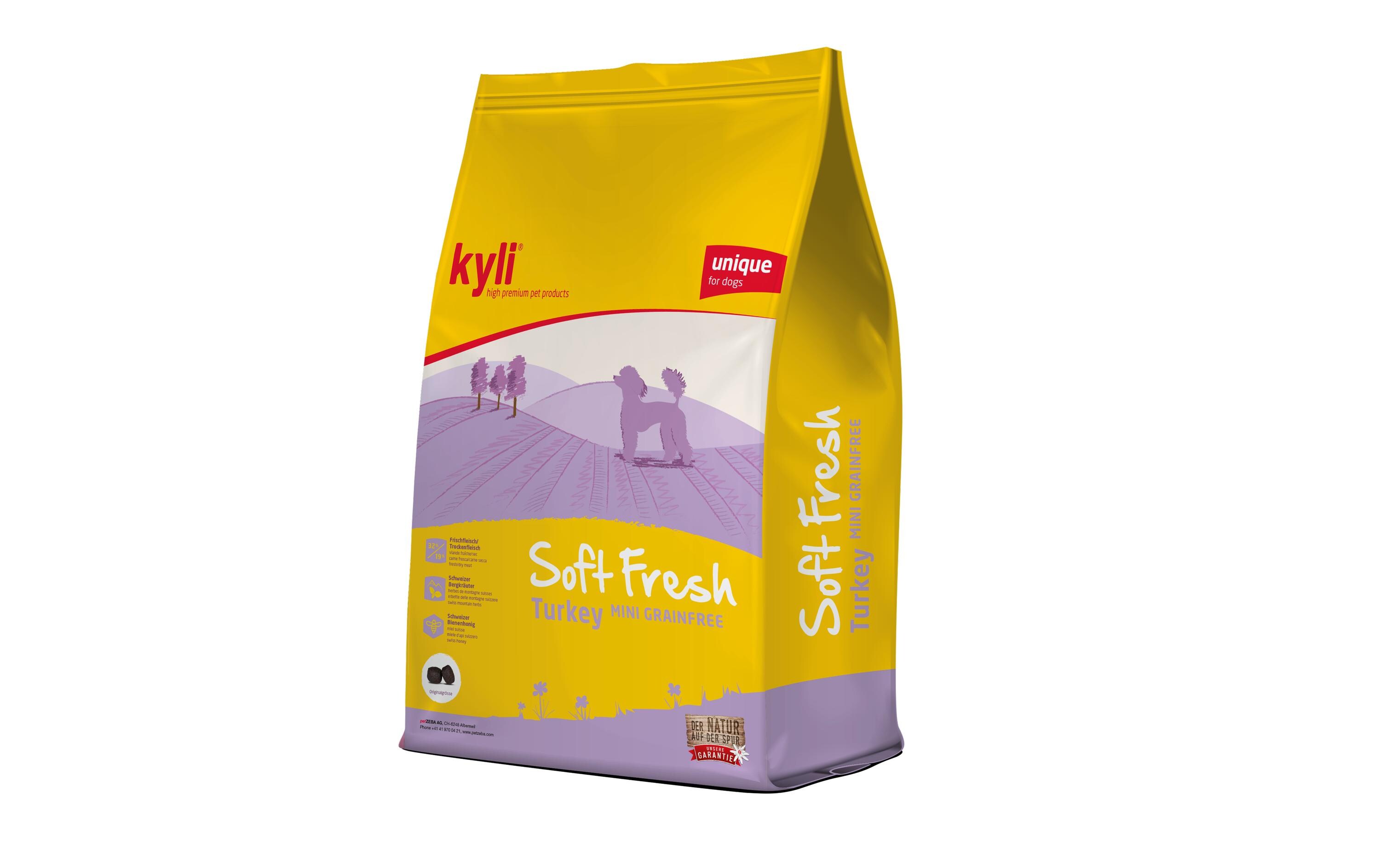 kyli Halbfeuchtfutter SoftFresh Turkey Mini, 1.5 kg kyli Halbfeuchtfutter SoftFresh Turkey Mini, 1.5 kg