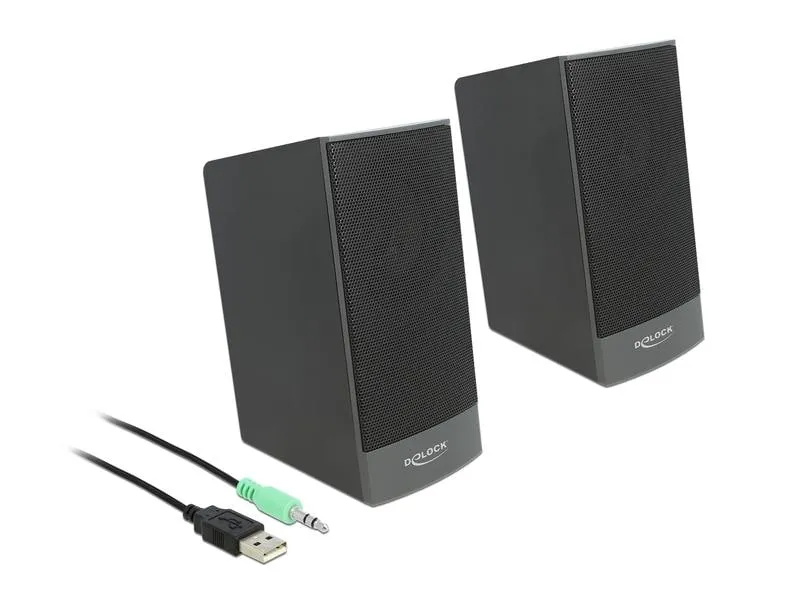 Delock PC-Lautsprecher Stereo 2.0 Delock PC-Lautsprecher Stereo 2.0