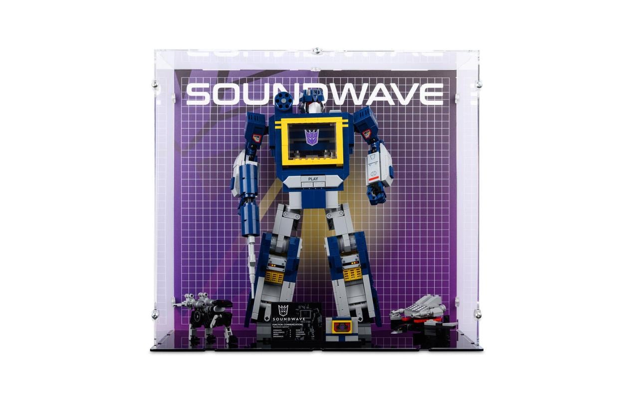 iDisplayit Acryl-Display für LEGO 10358 Transformers Soundwave