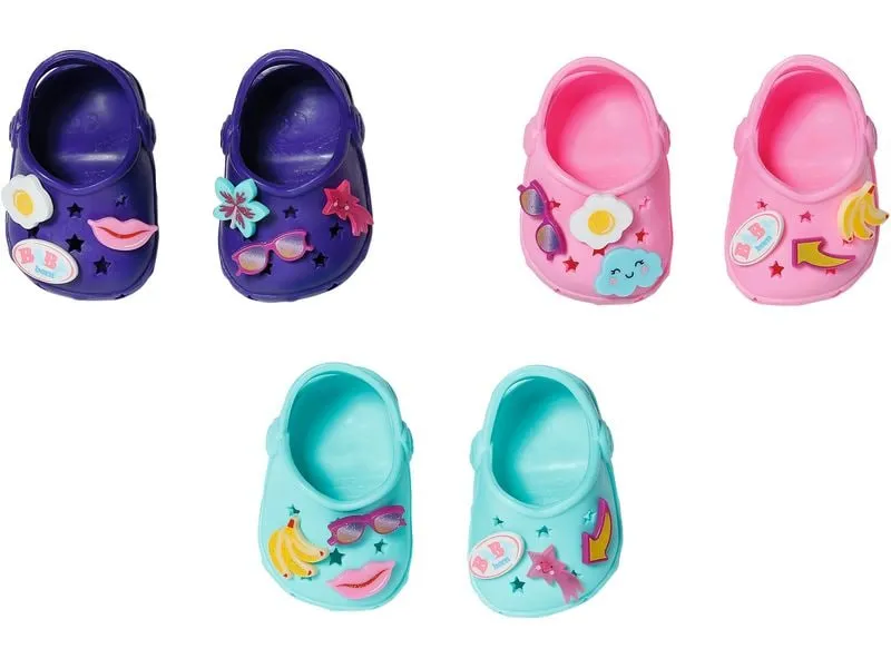 Baby Born Puppenkleidung Schuhe mit Pins assortiert