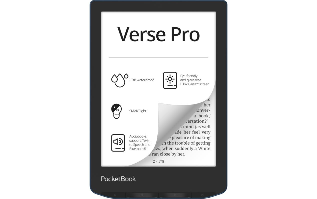 PocketBook E-Book Reader Verse Pro Azure Blue