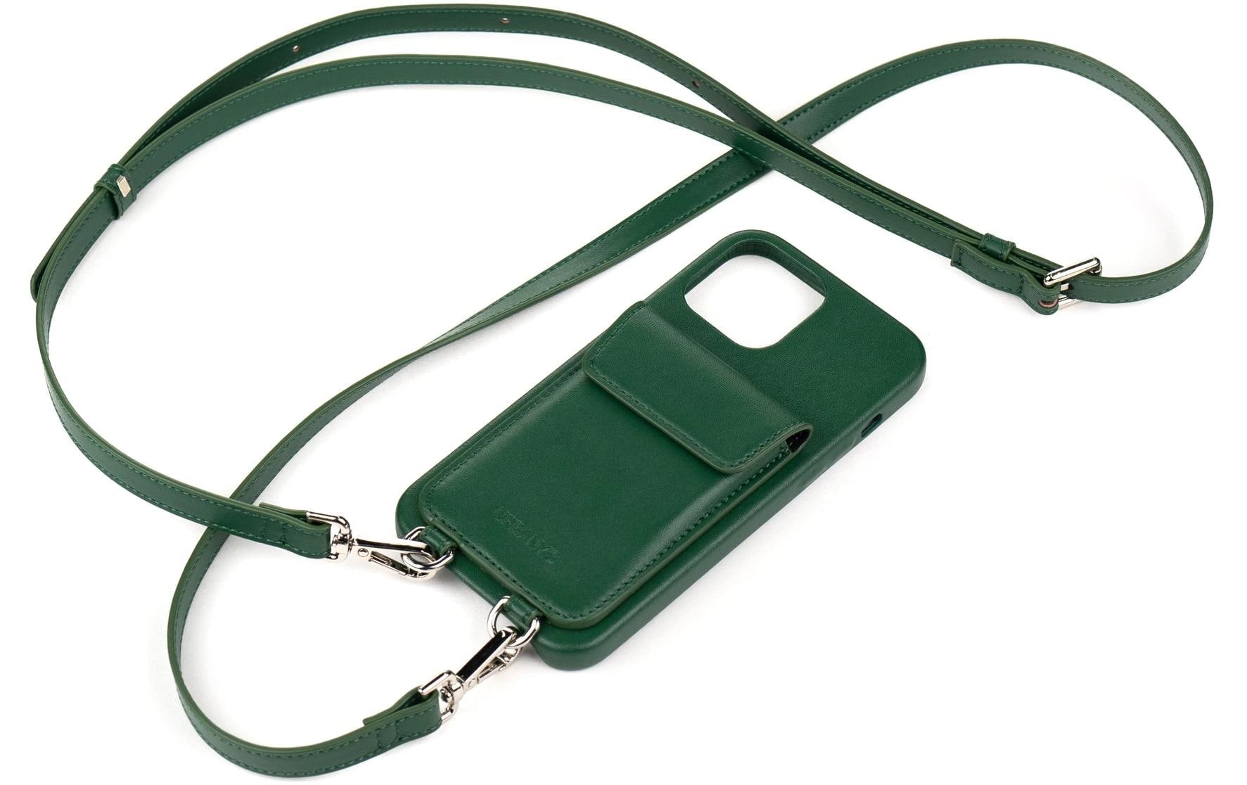 Urbany's Necklace Case Handekette+ iPhone 15 Pro Racing Green