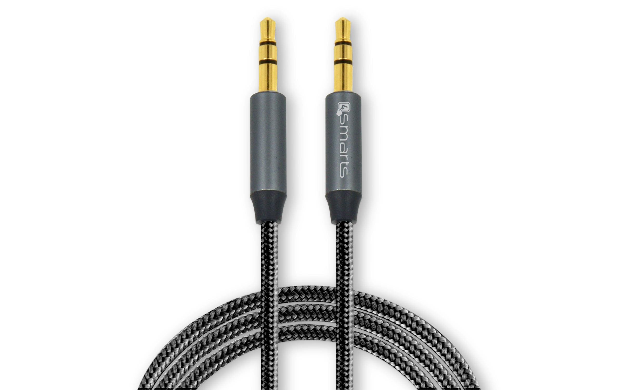 4smarts 3.5mm Audio Kabel 1m, schwarz 4smarts 3.5mm Audio Kabel 1m, schwarz