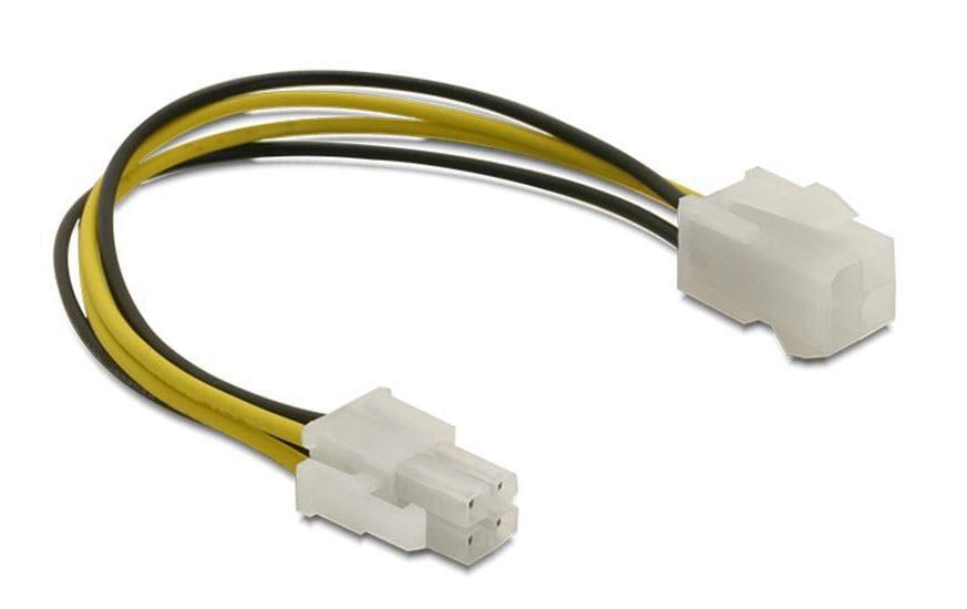 Delock Stromverlängerungskabel 4Pin - 4Pin CPU 15 cm Delock Stromverlängerungskabel 4Pin - 4Pin CPU 15 cm