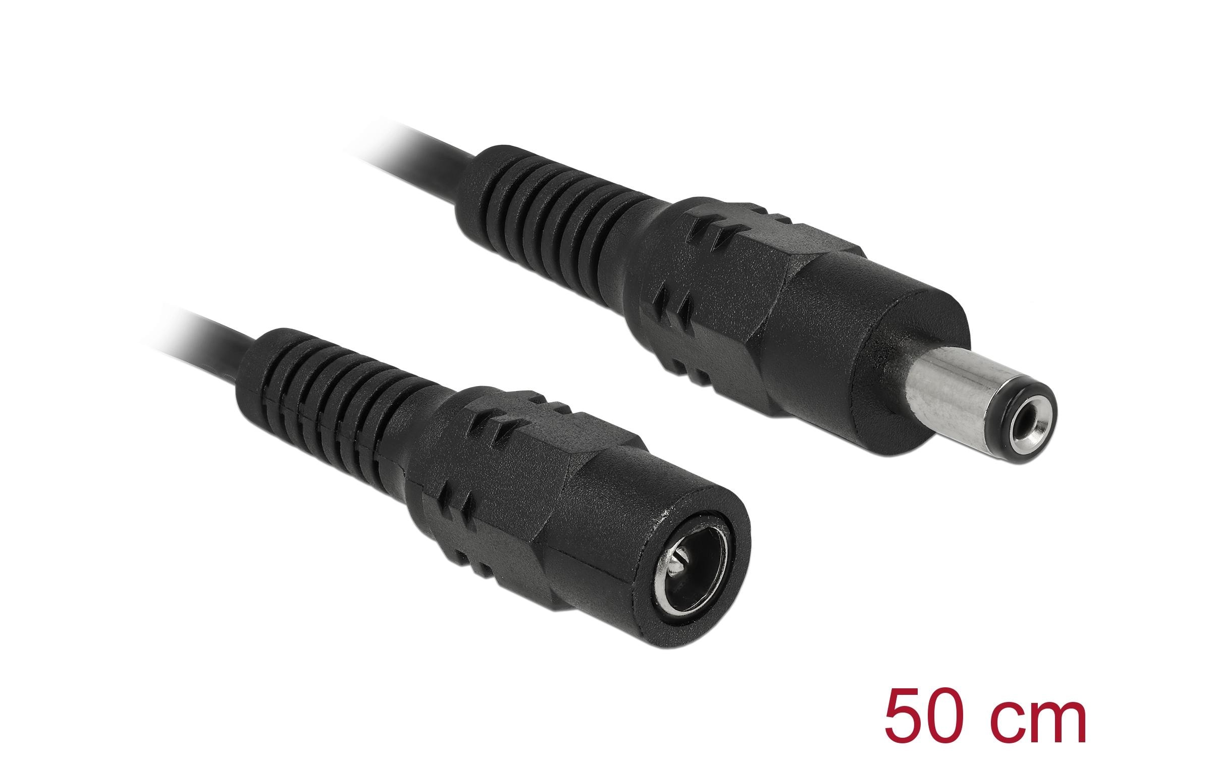 Delock Kabel DC Verlängerung 5.5 x 2.1 mm, 50 cm