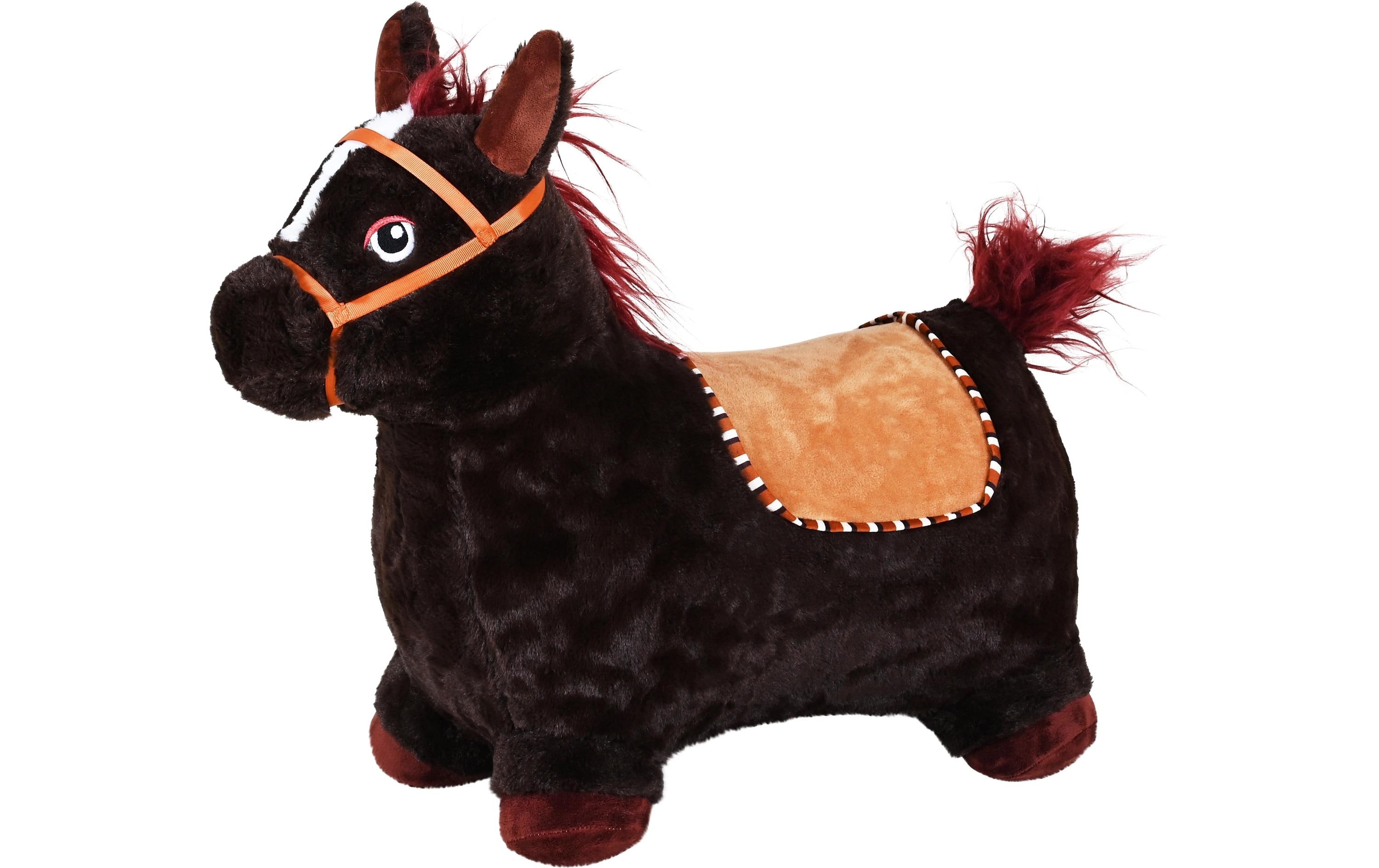 Knorrtoys Hüpftier Pferd braun inklusive Luftpumpe