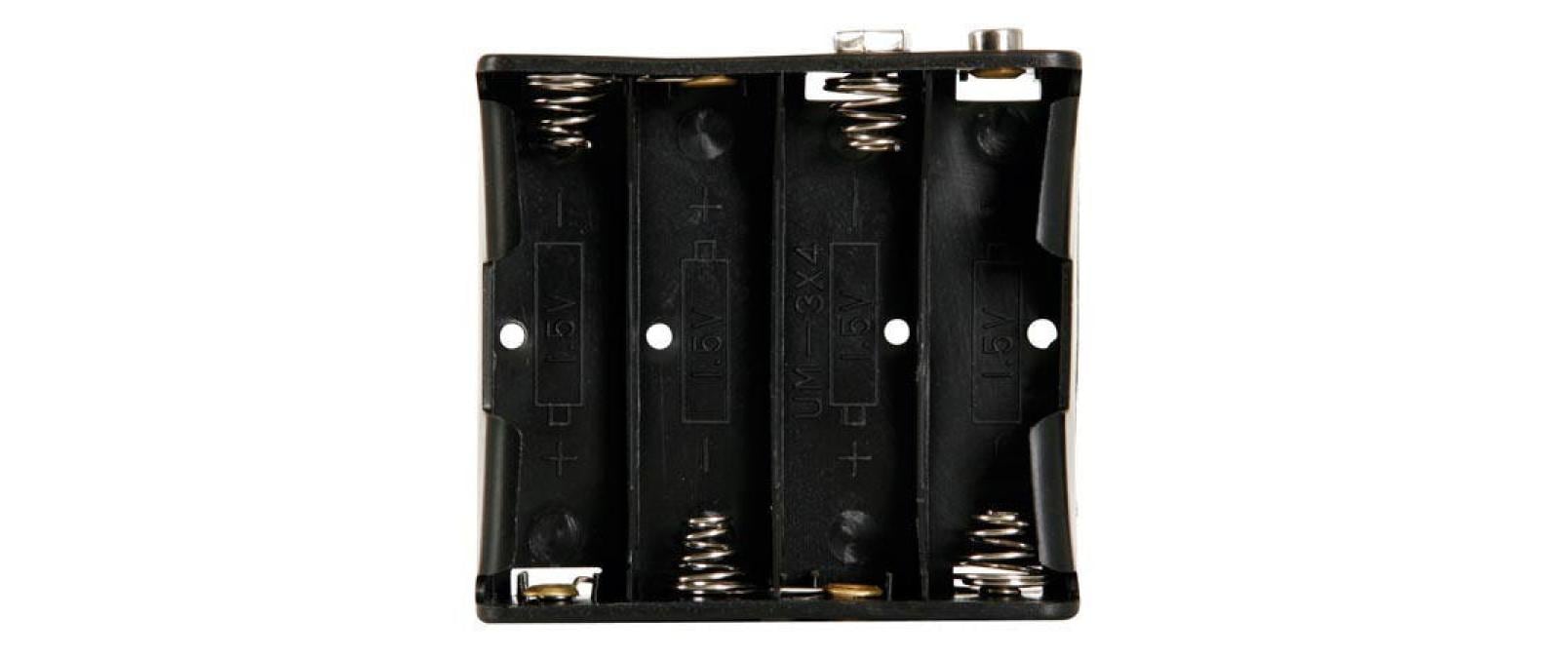 Velleman Batteriehalter BH341B, 4x AA 1 Stück