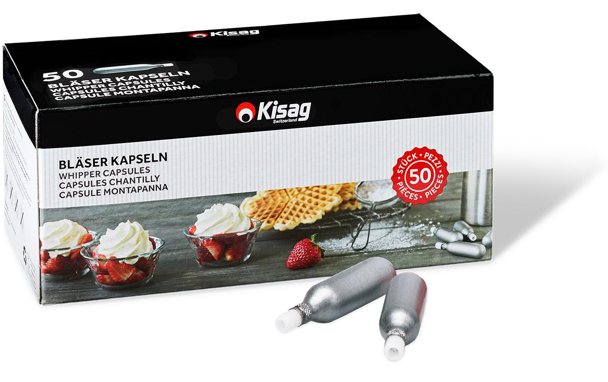 Kisag Kapseln für Rahmbläser 50 Stück