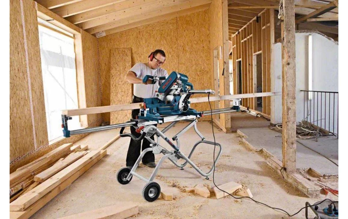 Bosch Professional Untergestell GTA 2500 W mit Maschinenhalter