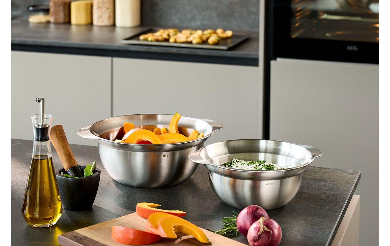 GEFU Rührschüssel Premio 2.4 l, Silber
