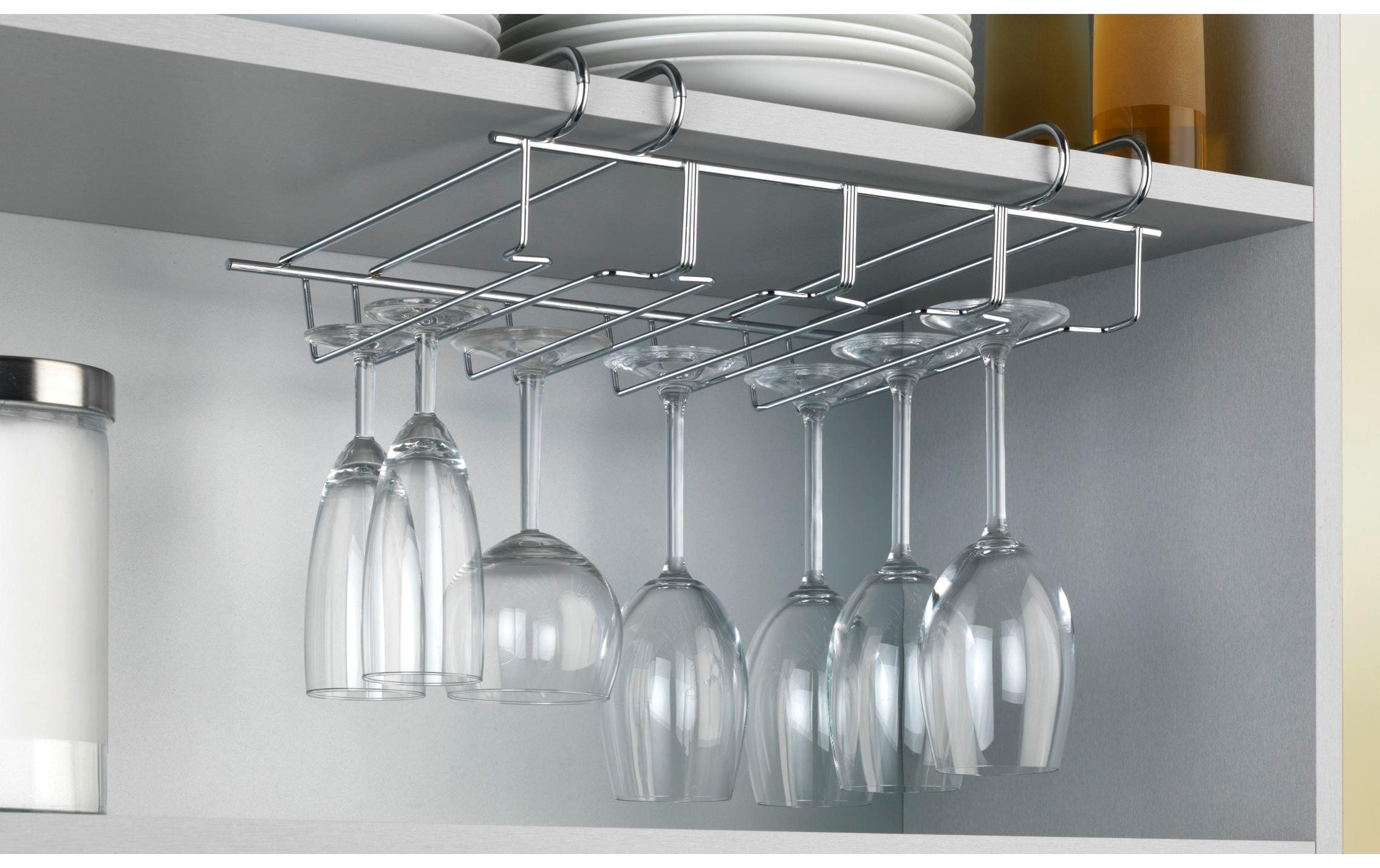 Wenko Schrankeinbau Gläserhalter Für 12 Tassen Silber
