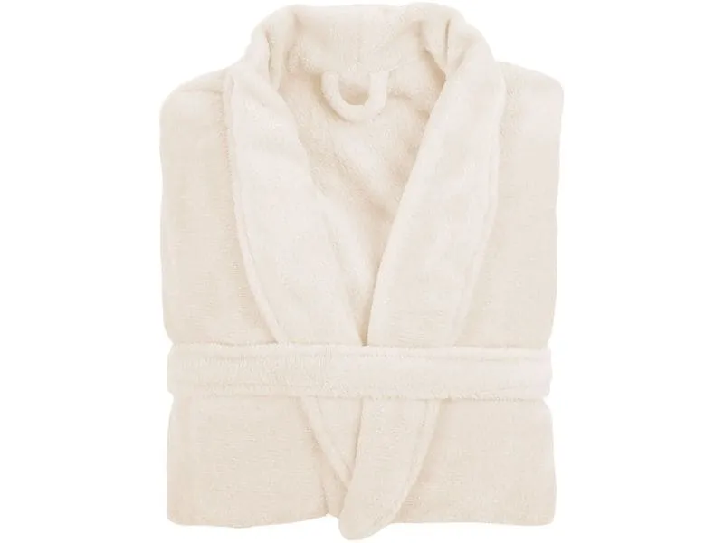 Tiseco Bademantel Cosy L/XL, Elfenbein Tiseco Bademantel Cosy L/XL, Elfenbein