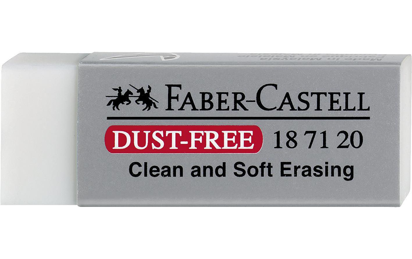 Faber-Castell Radiergummi DUST-FREE Weiss Faber-Castell Radiergummi DUST-FREE Weiss