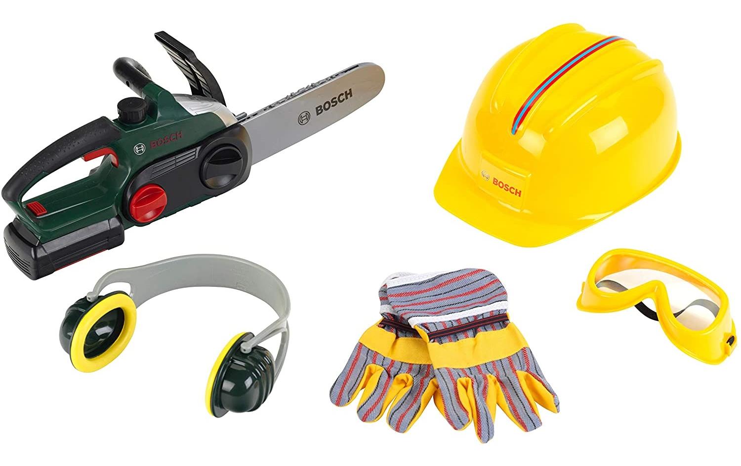 Klein-Toys Handwerker BOSCH Kettensägen mit Zubehör Klein-Toys Handwerker BOSCH Kettensägen mit Zubehör