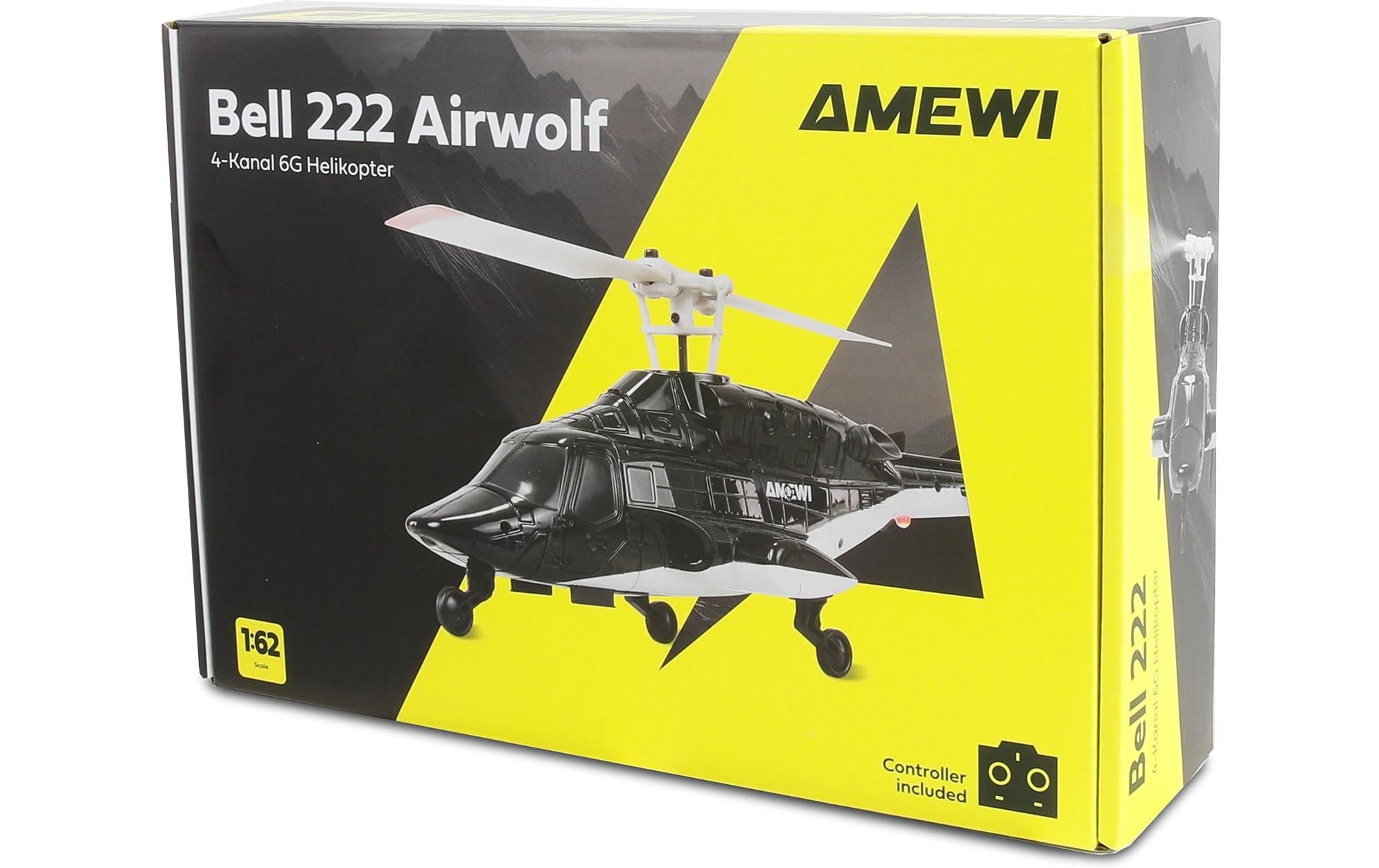 Amewi Helikopter Bell 222 Airwolf 4-Kanal 6G RTF