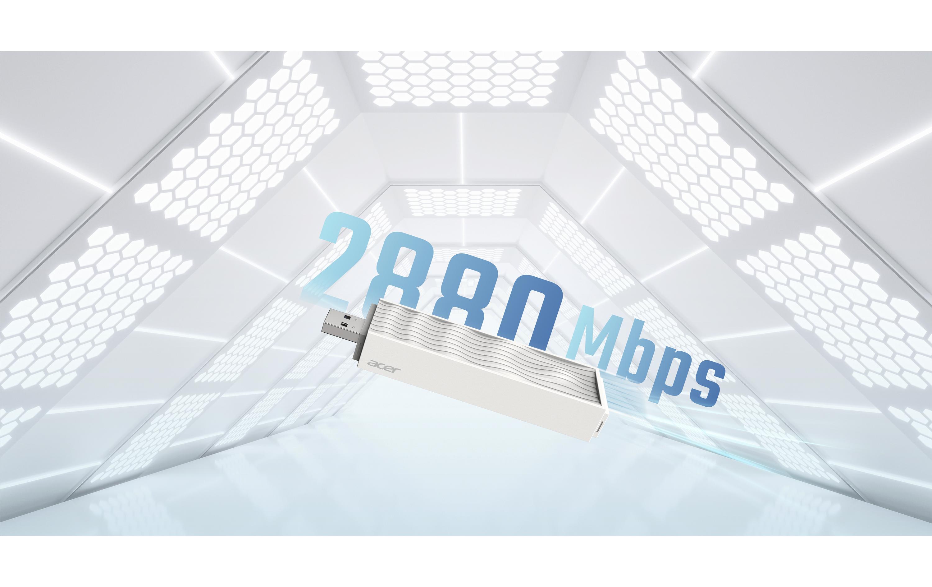 Acer WLAN-AX USB-Stick Wave D7 Wi-Fi 7