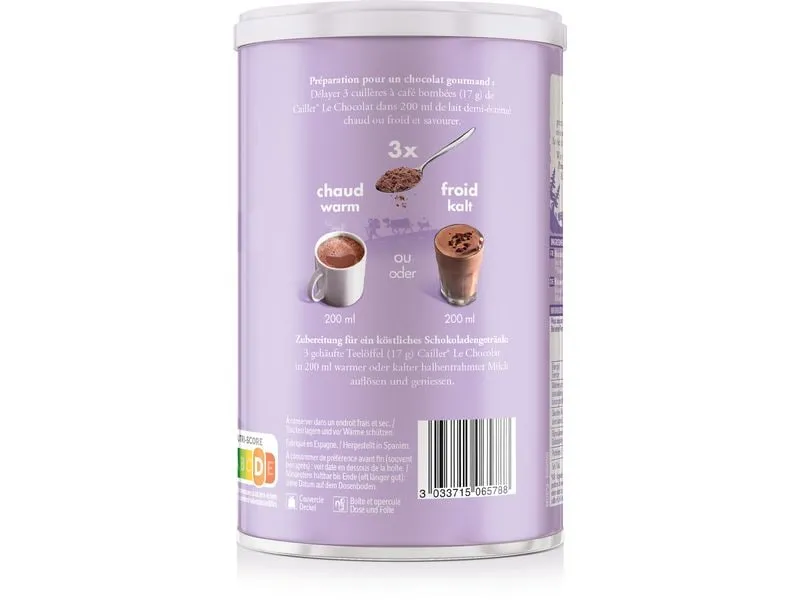 Cailler Le Chocolat – Schokoladenpulver 500 g