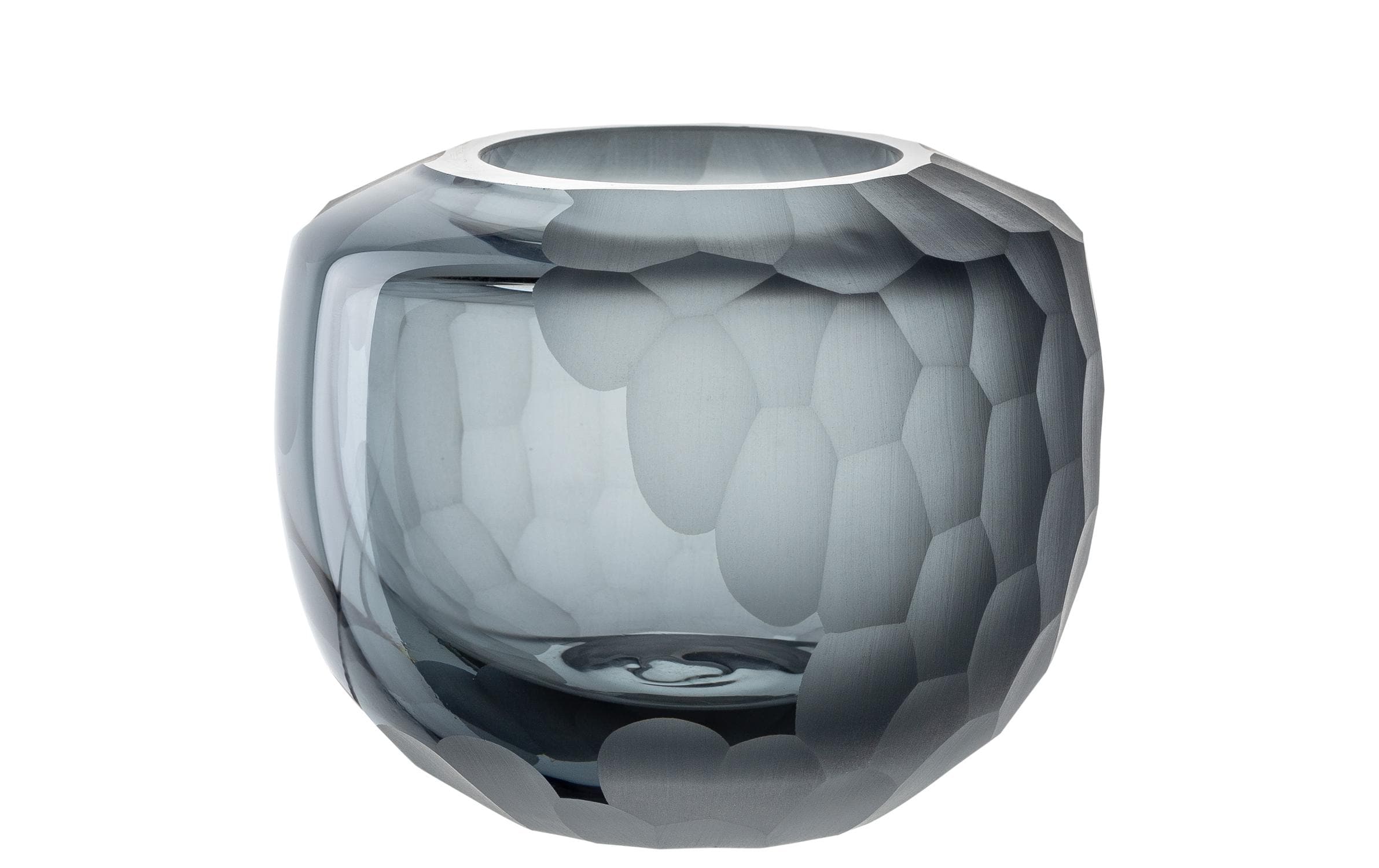 Leonardo Vase Bellagio 10 cm, Anthrazit