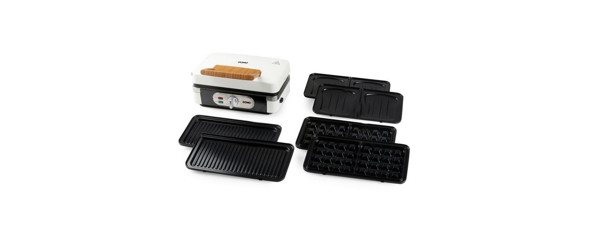 Domo Waffeleisen DO9277C , Weiss