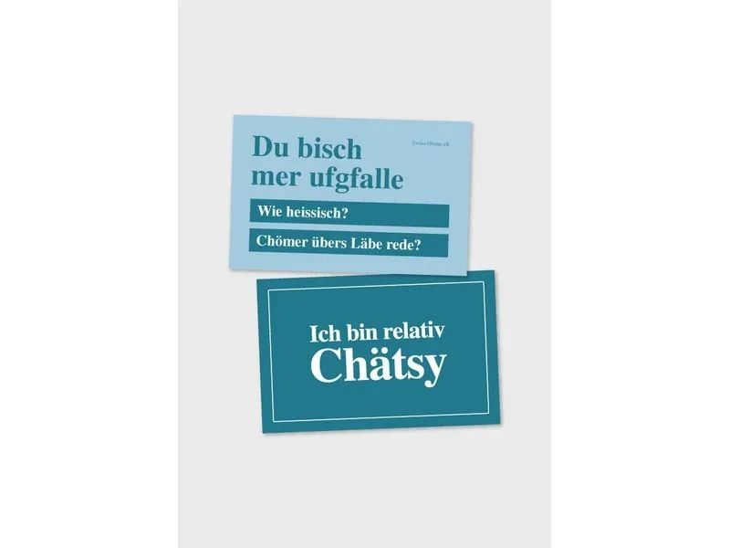 Swissmeme Karten-Set Sales Guy Chätsy, 5 Stück Swissmeme Karten-Set Sales Guy Chätsy, 5 Stück