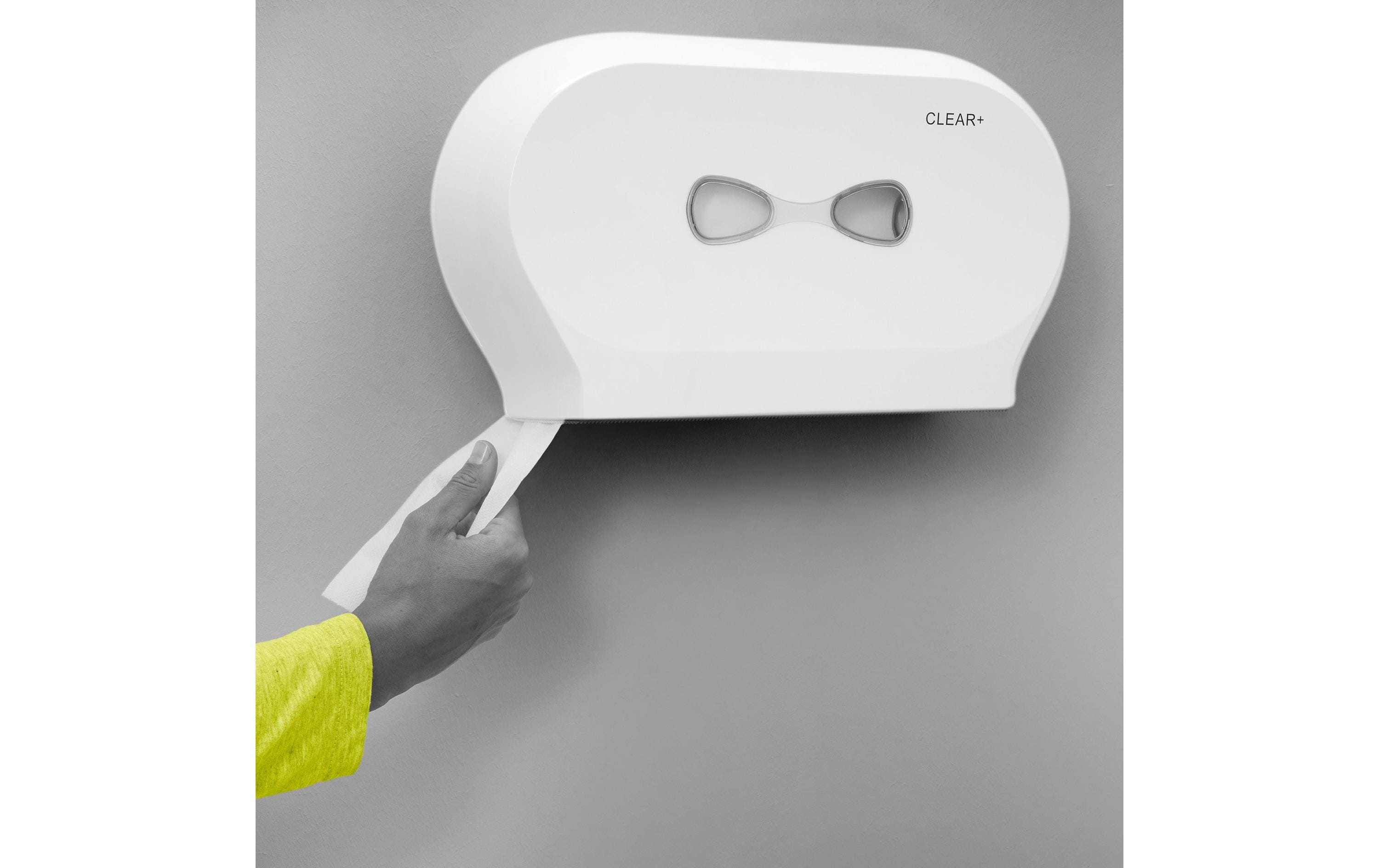 CWS Toilettenpapier Rollen, 2-lagig, Weiss