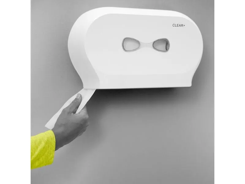 CWS Toilettenpapier Rollen, 2-lagig, Weiss