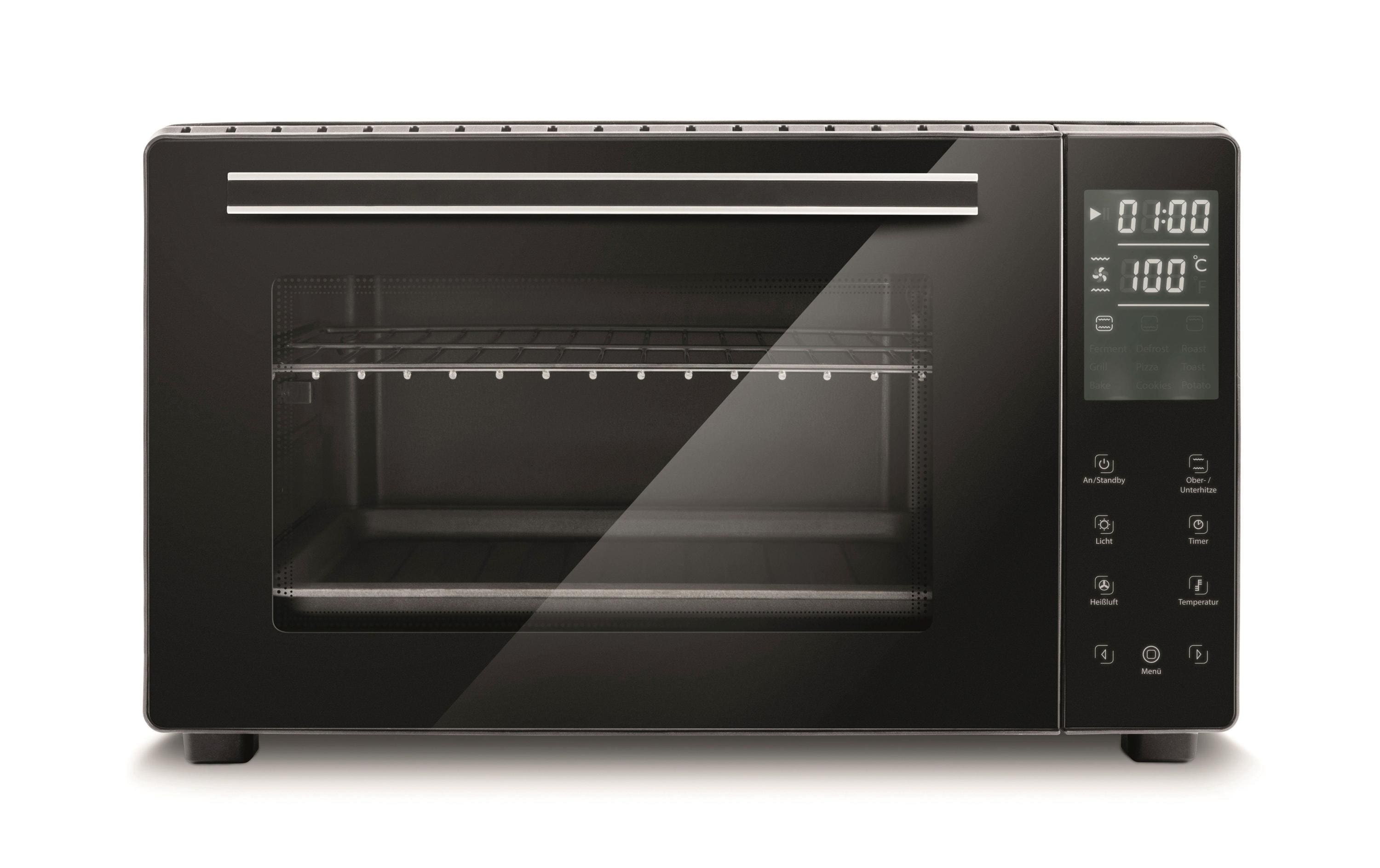 Caso Backofen TO 26 Electronic 26 l, Schwarz Caso Backofen TO 26 Electronic 26 l, Schwarz