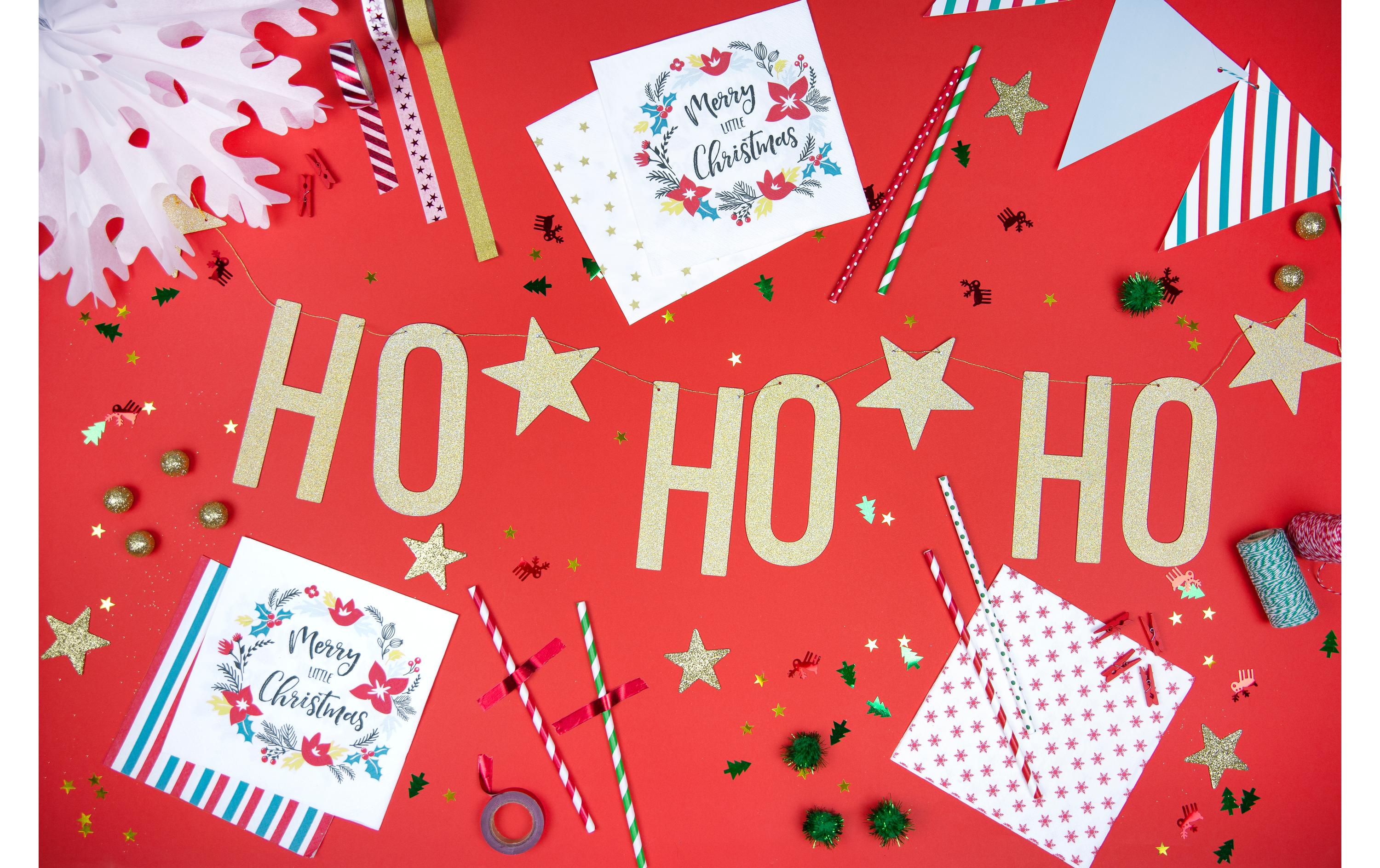 Partydeco Strohhalm 19.5 cm, 10 Stück, Rot/Weiss