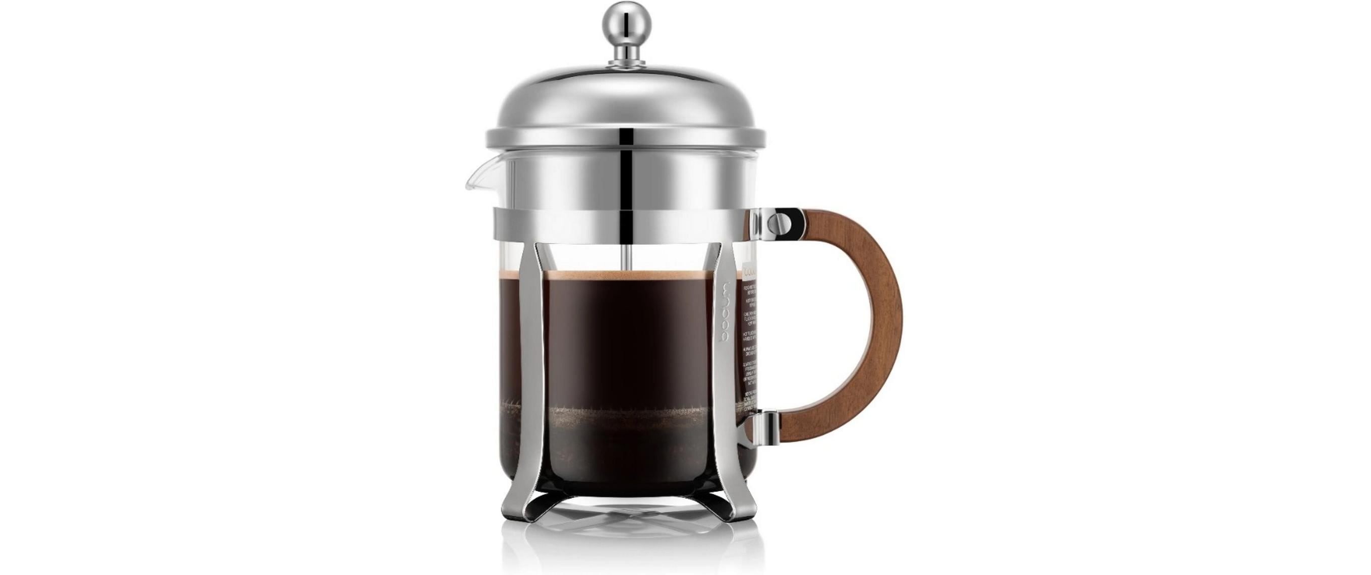 Bodum Kaffeebereiter Chambord Verchromt, Silber, 0.5 l