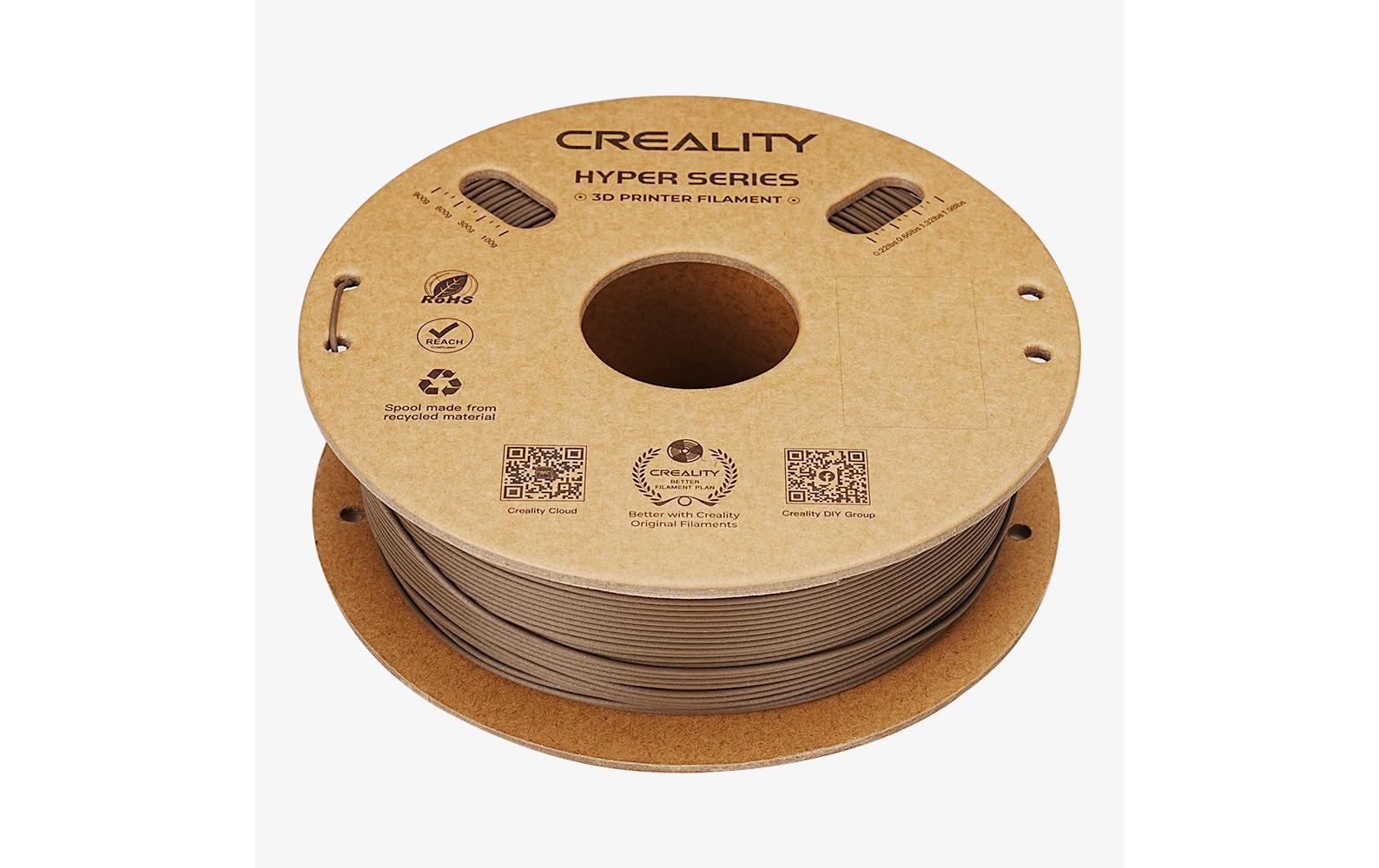 Creality Filament PLA Hyper Carbon Beige, 1.75 mm, 1 kg Creality Filament PLA Hyper Carbon Beige, 1.75 mm, 1 kg