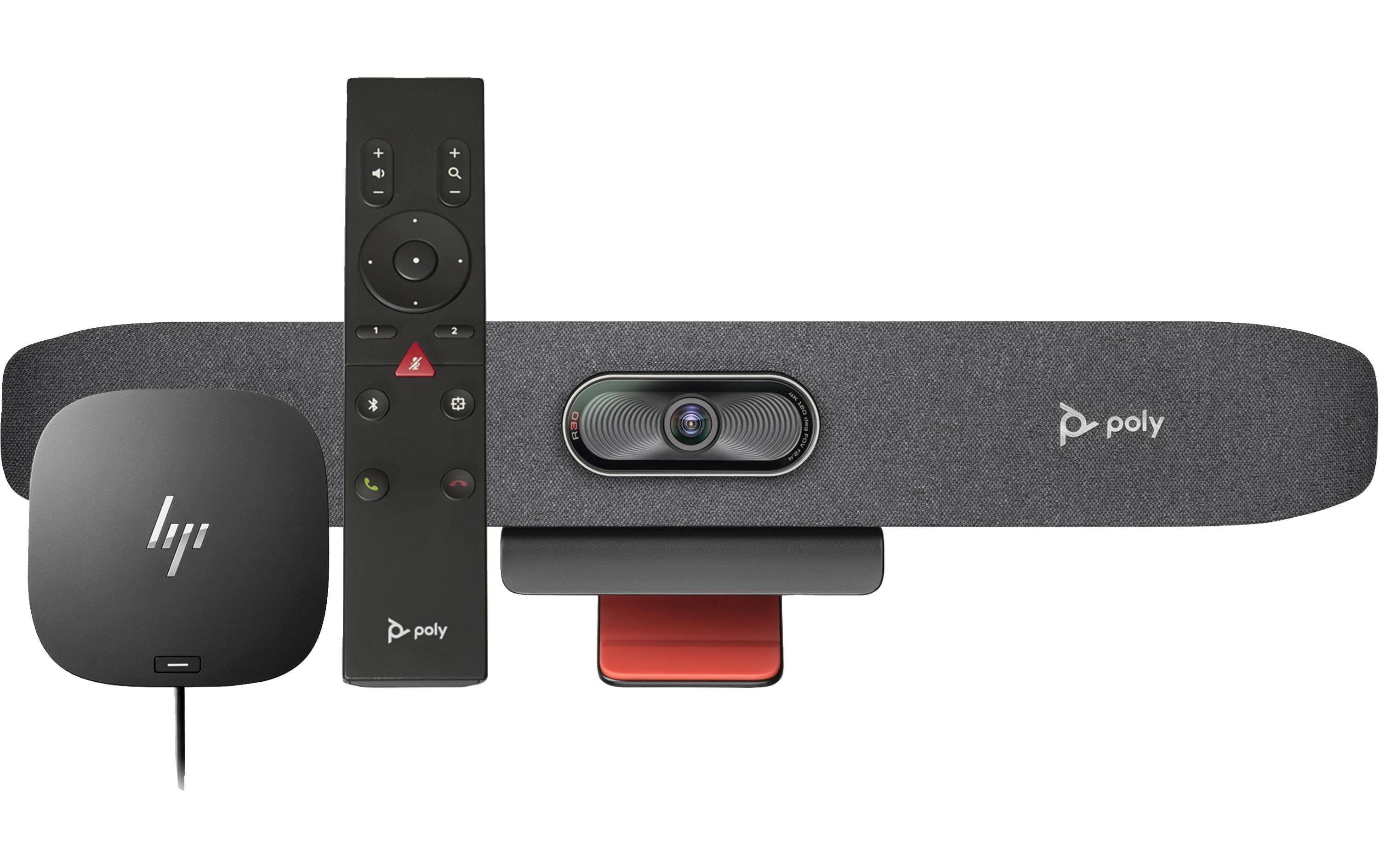 Poly Studio R30 USB Video Collaboration Bar + & HP USB-C Dock G5 Poly Studio R30 USB Video Collaboration Bar + & HP USB-C Dock G5