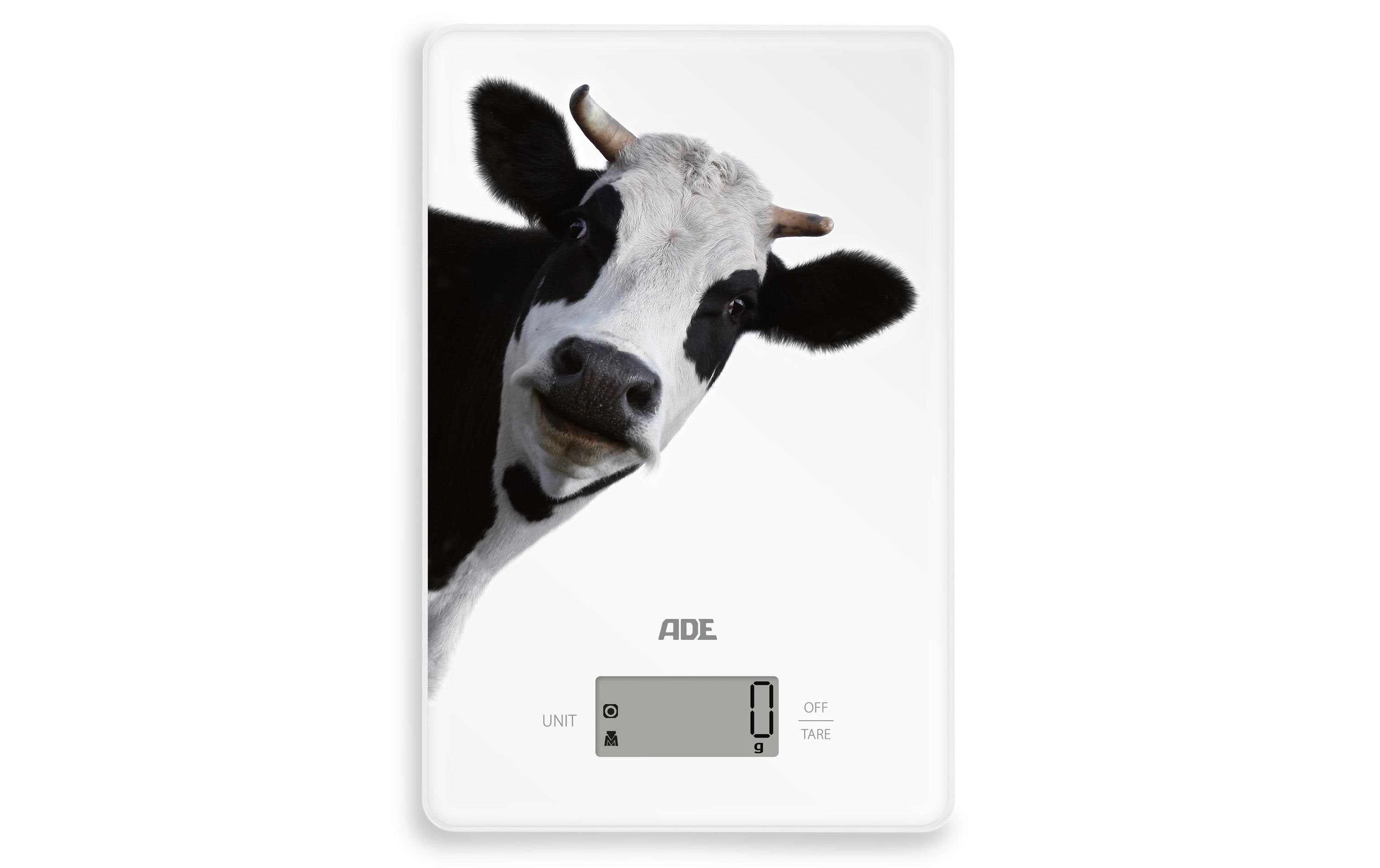 ADE Küchenwaage Inka digital Motivdruck Kuh