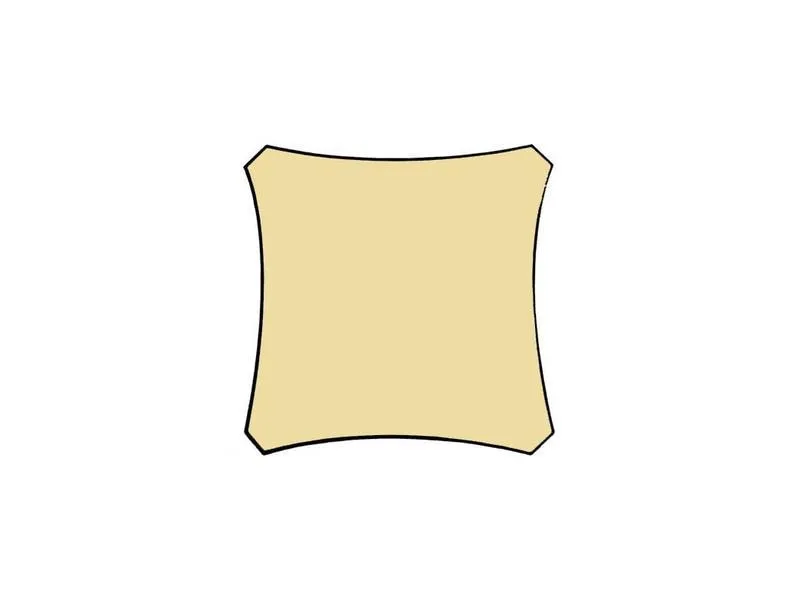 Perel Sonnensegel 500 cm, Quadratisch Perel Sonnensegel 500 cm, Quadratisch