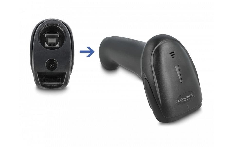 Delock Barcode Scanner 90564 1D, 2.4 GHz, USB und Bluetooth