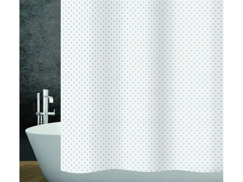 diaqua® Duschvorhang Andalus 240 x 180 cm, Weiss diaqua® Duschvorhang Andalus 240 x 180 cm, Weiss