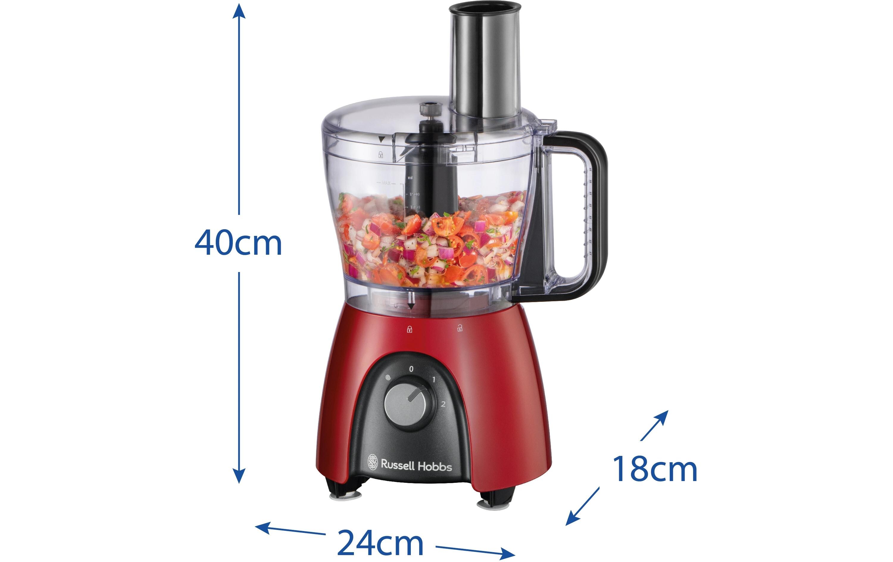 Russell Hobbs Zerkleinerer Desire Rot, 1.5 l