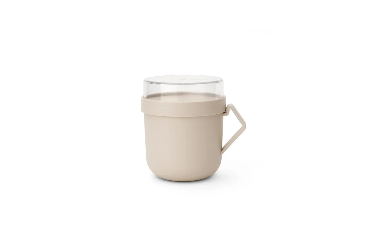 Brabantia Suppenbehälter Make & Take 600 ml, Beige
