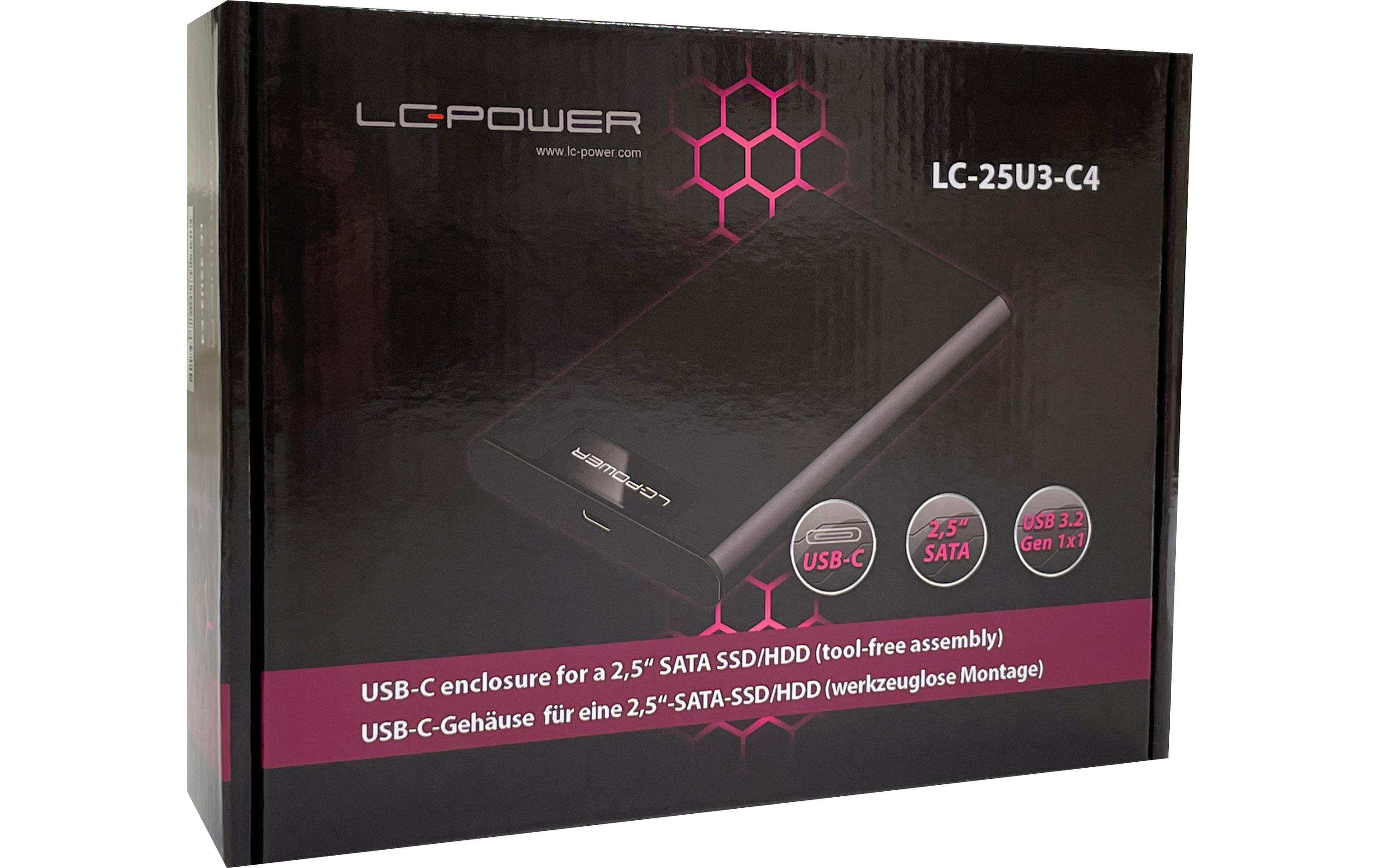 LC-Power Externes Gehäuse LC-25U3-C4 2.5