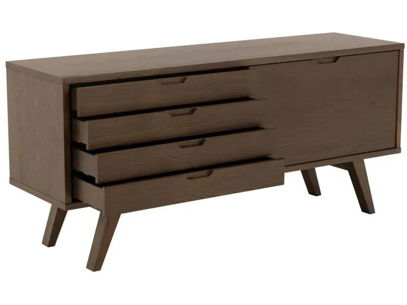 AC Design Sideboard A-Line 160 x 45 x 72 cm, Dunkelbraun AC Design Sideboard A-Line 160 x 45 x 72 cm, Dunkelbraun