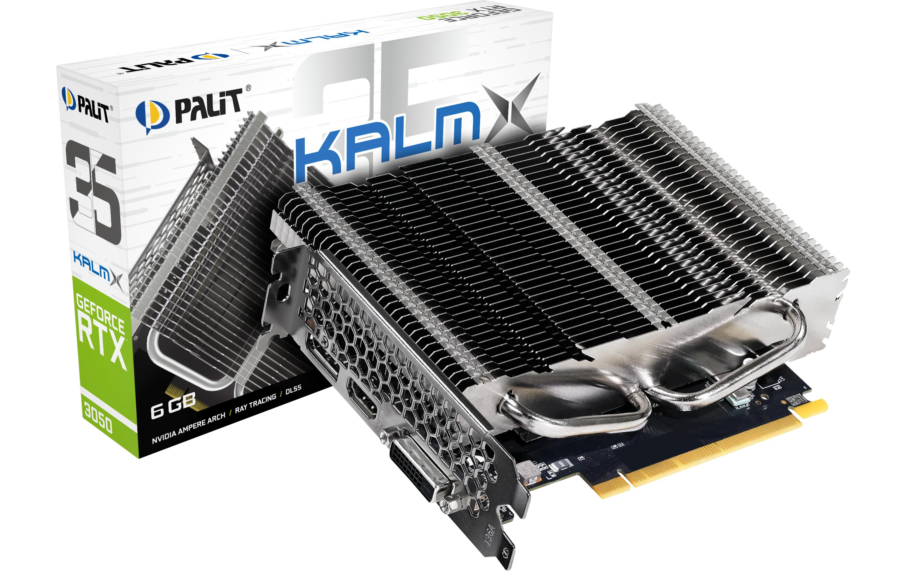 Palit Grafikkarte GeForce RTX 3050 KalmX 6 GB