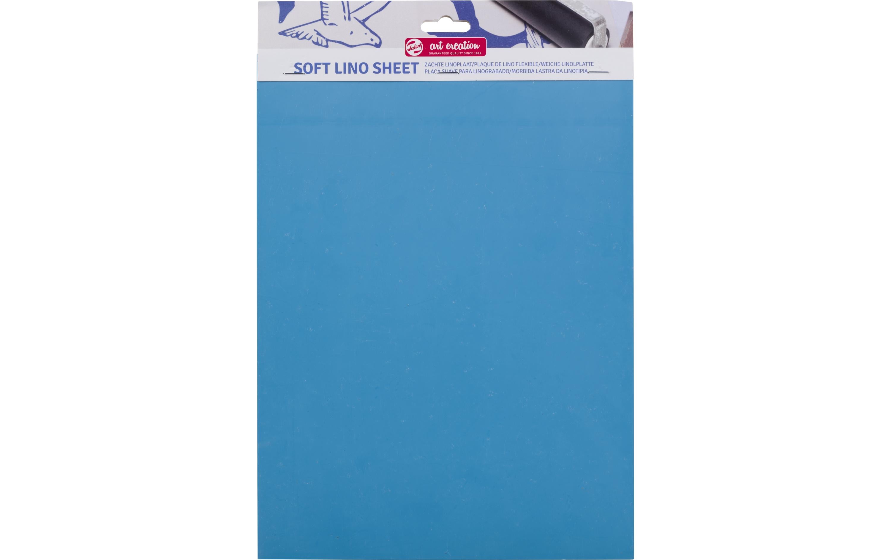 Talens Stempel Linolschnittplatte 23 x 30 cm, Blau