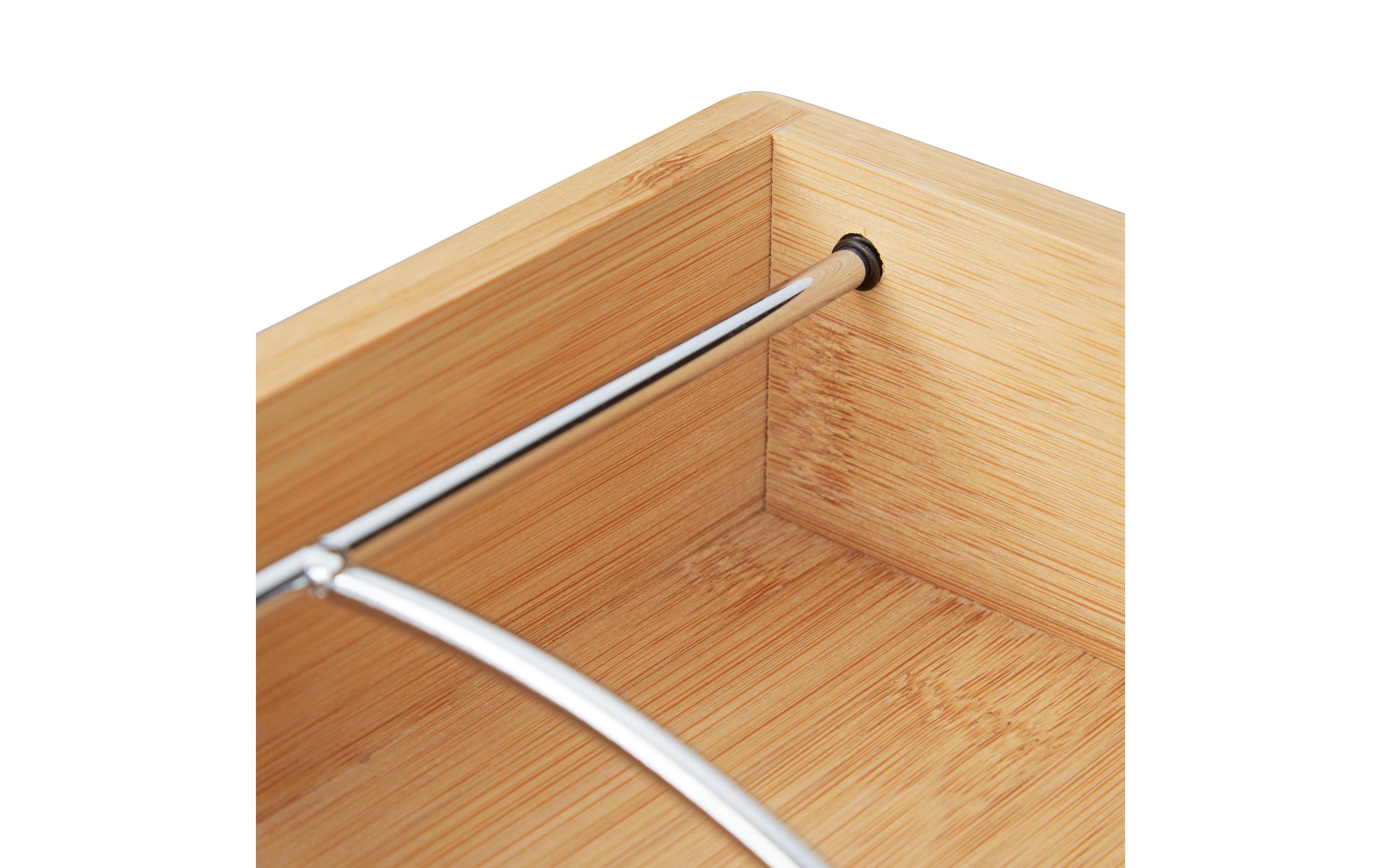 relaxdays Serviettenhalter Natur