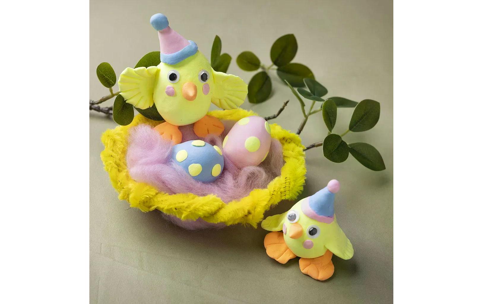 Creativ Company Bastelset Osterfamilie zum Modellieren